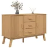 vidaXL Kredens OLDEN brązowy 114x43x73,5 cm lite drewno Podgląd zdjęcia produktu 5
