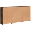vidaXL Sideboard avec lampes LED chêne fumé 202x37x100 cm Voir les images du produit 9