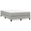 Cadre de lit sans matelas gris clair 120x200 cm Tissu Voir les images du produit 1