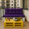 Set di cuscini per pallet 120x60 cuscino di seduta e Anteprima dell’immagine prodotto 8