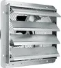 A ventilation fan with louvers, mounted on a white background. Podgląd zdjęcia produktu