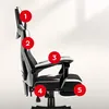 Herní židle Huzaro Combat 3.1 White - náklon 135°, výsuvná Náhled obrázku produktu 10