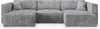 Masseno Ecksofa SARMO P mit Schlaffunktion U-Form, Sofa mit Produktbild-Vorschau 11