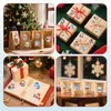 500 Schneemann-Sticker, Weihnachtssticker-Rolle, 38 mm, bunt Productafbeelding-voorbeeld