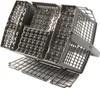 A gray dishwasher cutlery basket is shown against a white background. Produktbild-Vorschau
