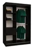 120 cm Kleiderschrank Erika mit Lamellen und Spiegel Produktbild-Vorschau 3
