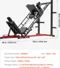 VEVOR Beintrainer Beinpresse Hack-Squat-Maschine Produktbild-Vorschau 7