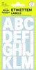 Avery Zweckform 3786, Buchstaben-Etiketten, 85 x 160 mm, 28 Produktbild-Vorschau 4