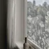 Folie Fensterfolie Milch Transparent Dekorative Blumen Weiß Produktbild-Vorschau 3