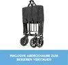 EASYmaxx Bollerwagen Handwagen Transportkarre bis 80 kg Produktbild-Vorschau 6