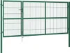 vidaXL Brama ogrodowa ze słupkami 350 x 140 cm stalowa Podgląd zdjęcia produktu 1