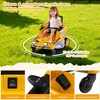 Tosaerba per bambini da 12 V con sterzo a 360° e luci a LED Anteprima dell’immagine prodotto 3
