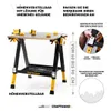 CRAFTMAKER S20 2-in-1 Arbeitstisch & Sägebock | Klappbar & Produktbild-Vorschau 2