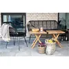 Bine petite table de jardin 50x50 cm, en teck massif. Voir les images du produit 6