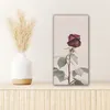 MuchoWow® - Leinwandbilder - Blumen - Rot - Rosen - Grün, Produktbild-Vorschau 6
