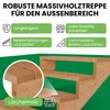 Terrassentreppe aus Lärche Treppe Stufen Wangentreppe Produktbild-Vorschau 2