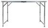 A folding camping table shown from the front against a white background. Náhled obrázku produktu