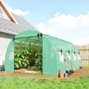 Outsunny kas, ongeveer 4 x 3 x 2 meter, foliekas met Productafbeelding-voorbeeld 2