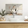 MuchoWow© Wanddeko 90x60 cm - Badezimmer Bilder Pinguine, Produktbild-Vorschau 5