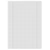 A sheet of graph paper with faint blue lines and two thicker vertical lines. Produktbild-Vorschau