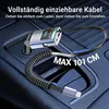 Bluetooth 5.3 Auto Ladegerät,mit 1m ausziehbarem USB-C Produktbild-Vorschau 6