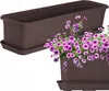 KADAX Blumenkasten mit Untersetzer "Evron", aus Kunststoff, Produktbild-Vorschau 1