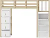 Sweiko Lit surélevé 90 x 200 cm avec tiroirs de rangement, Voir les images du produit 14