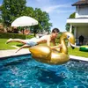 Cigno gonfiabile Swim Essentials XXL - Oro - Dreamscape Anteprima dell’immagine prodotto 3