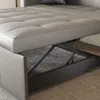 SONNI 203x130x88cm Divano angolare grigio chiaro a tre Anteprima dell’immagine prodotto 17
