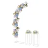 Hochzeitbogen Metall Blumenständer  Weiß Produktbild-Vorschau 1