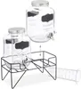 Relaxdays Getränkespender mit Ständer, 2 Limobehälter je Produktbild-Vorschau 5