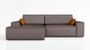Ecksofa TOR mit Schlaffunktion. Farbe: Mocca. Produktbild-Vorschau 9