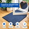 Gentle North Hochwertige Fußmatte blau 40x60 groß für Innen Produktbild-Vorschau 2