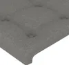 vidaXL LED Kopfteil Dunkelgrau 80x5x118/128 cm Stoff -  Produktbild-Vorschau 11