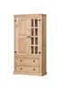 Möbilia Vitrine | 2 Türen, 2 Schubladen | Kiefer-Holz Produktbild-Vorschau 2