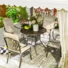Outsunny set di 4 cuscini per sedia 108 x 50 x 5 cm cuscino Anteprima dell’immagine prodotto 4