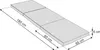 Matelas pliant BEN - 180×65 cm - pliable, housse lavable, Voir les images du produit 5