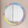 Spiegel Rund mit Aufdruck - Wandspiegel Design Wandmontage Produktbild-Vorschau 1