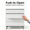 InnoFurn Kommode Elara, 4 Schubladen, Push-to-Open, Produktbild-Vorschau 3