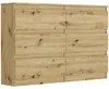 Komoda 120 cm 6 zásuvek skříňka FRAMIRE R-120 artisan Náhled obrázku produktu 1