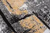 Tapiso Teppich MAYA Modern Schwarz Grau Gelb Schlafzimmer  Produktbild-Vorschau 3