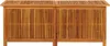 A wooden storage box with a slatted design. Produktbild-Vorschau
