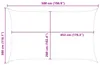 Tenda da sole vidaXL grigio chiaro e bianco 5 x 3 m 100% Anteprima dell’immagine prodotto 8