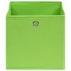 vidaXL Úložné boxy 4 ks. Zelené 32x32x32 cm Látkové Náhled obrázku produktu 2