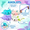 Axolotl Knautschball 4er Set, Sensorikspielzeug zum Drücken Produktbild-Vorschau 2