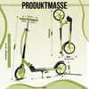 Habib 200mm Cityroller  | Klappbar & bis 100kg: Grün Produktbild-Vorschau 4