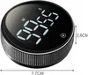 A close-up of a digital kitchen timer with dimensions indicated. Podgląd zdjęcia produktu
