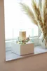VIVANNO Windlicht Fiberglas CANDELITA Rechteckig, Weiß matt Produktbild-Vorschau 2