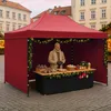 Aga Scherenzelt PARTY 3x4,5m Weinrot Produktbild-Vorschau 6