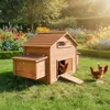 zooprinz Hühnerstall Happyfarm XXL Massivholz 2 Nistkästen Produktbild-Vorschau 9